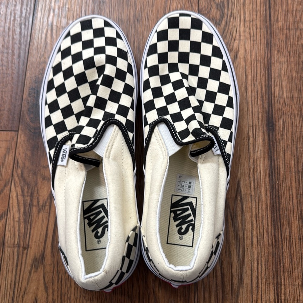 Checker Slip on Vans